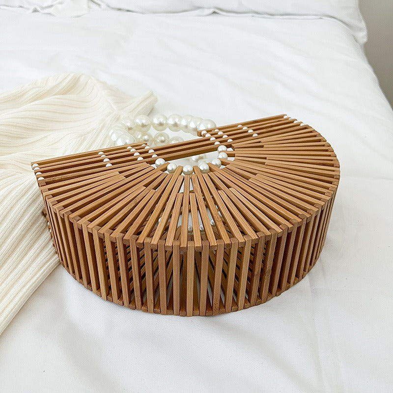 Bamboo Basket Bag