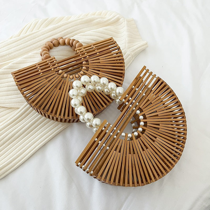 Bamboo Basket Bag